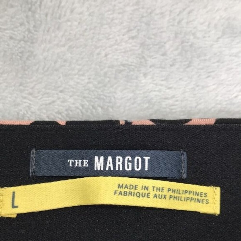 Maeve The Margot Cropped Kick Flare Pants Brown/Black Flowers Size  S - Picture 4 of 11